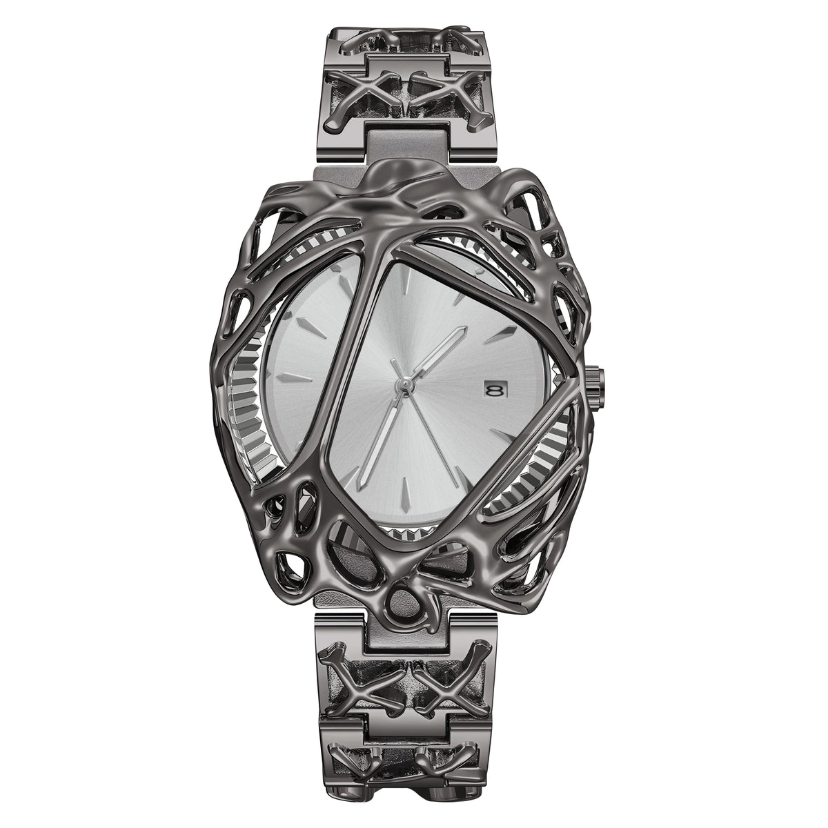Spider Web Dial Y2K Retro Quartz Watch