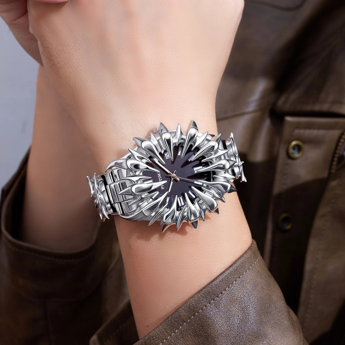 PINTIME Dragon Scale Y2K Quartz Watch
