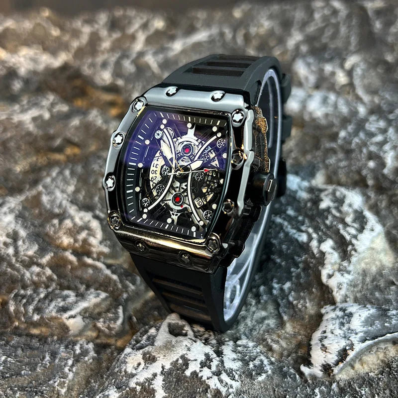 Barrel Noir Men's Luxury Sport Watch