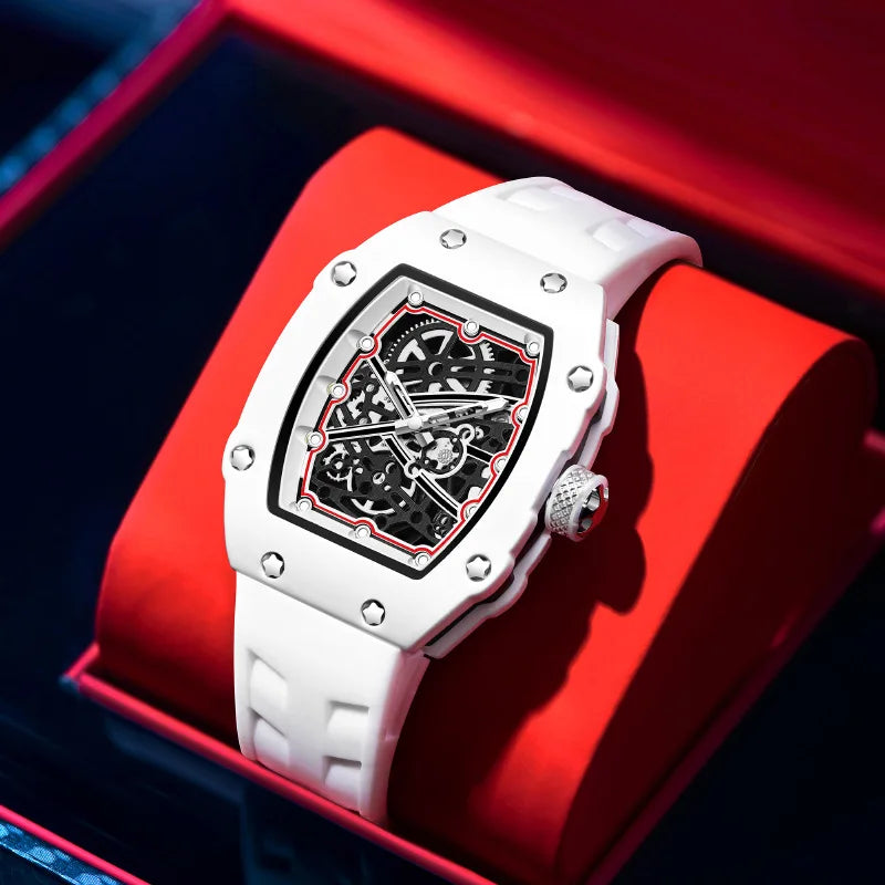 GRAYSS Slim Barrel Men's Luxury Quartz Watch