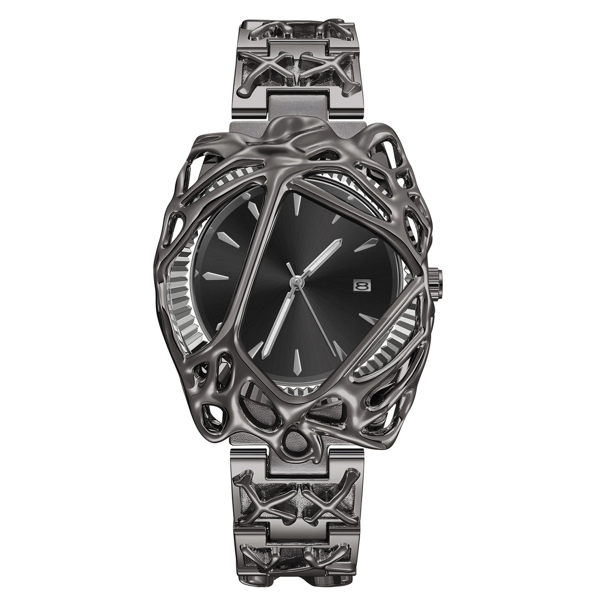 Spider Web Dial Y2K Retro Quartz Watch