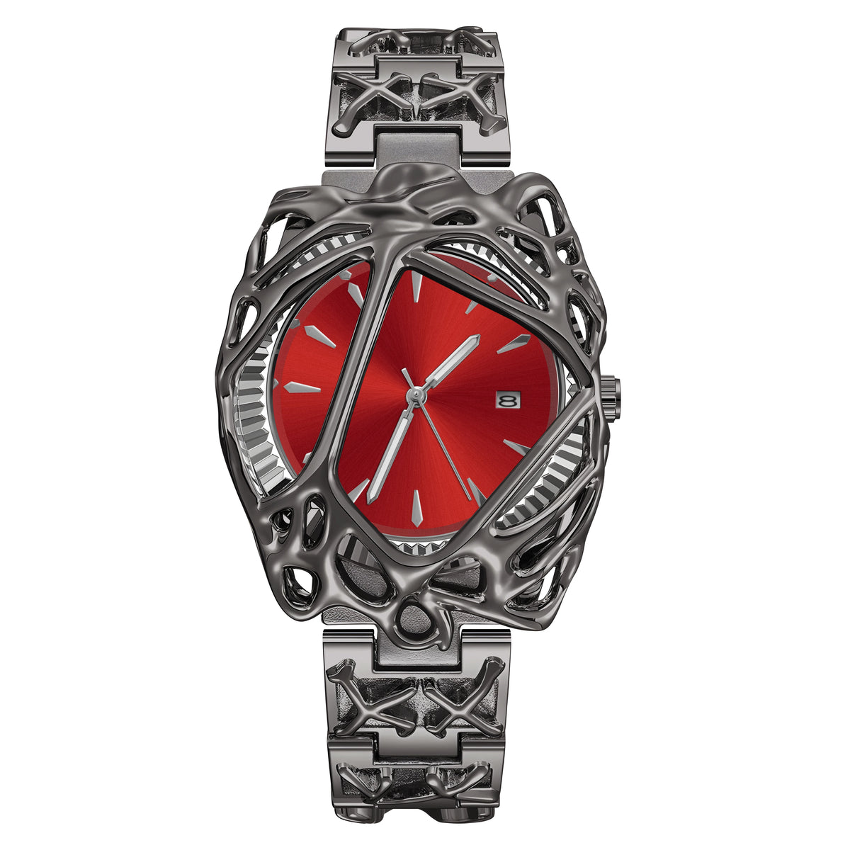 Spider Web Dial Y2K Retro Quartz Watch